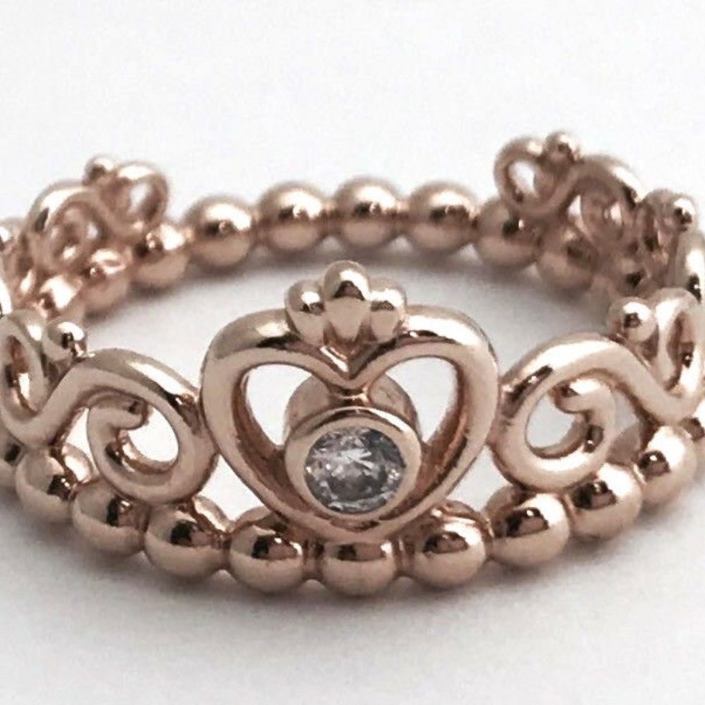 PANDORA Rose Collection My Princess Tiara Ring 8.5